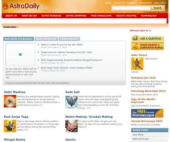 Astrodaily.com(Top horoscope company) Screenshot