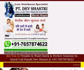 Astrodevshastri.com(Pandit Dev Shastri) Screenshot