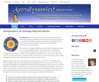 Astrodynamics.net(An astrology blog and website) Screenshot