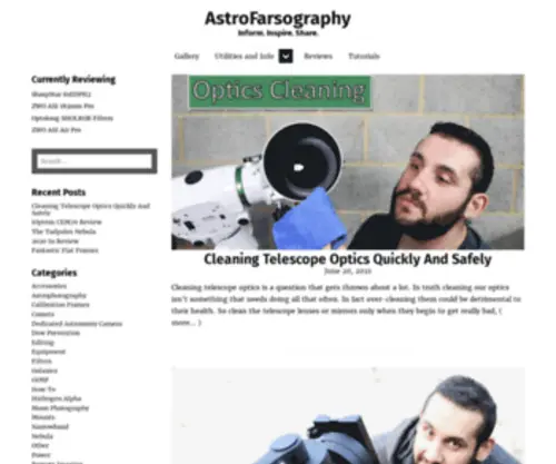 Astrofarsography.com(Inform) Screenshot