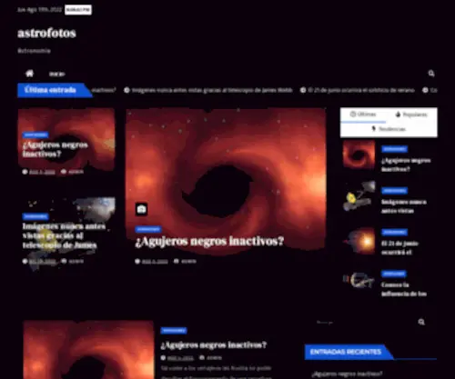 Astrofotos.com.es(Noticias tecnológicas) Screenshot