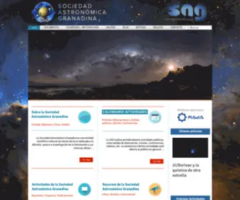 Astrogranada.org(SAG) Screenshot