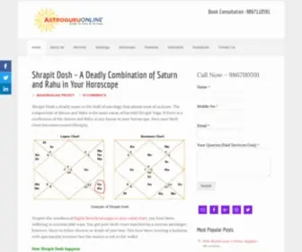 Astroguruonline.com(Free Online Horoscope Reading) Screenshot