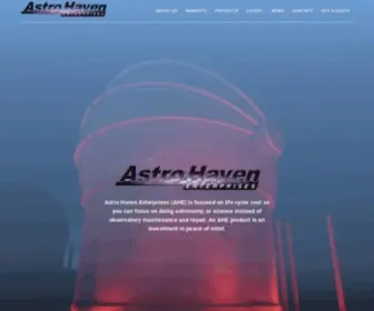 Astrohaven.com(Inventor of the Clamshell Astronomical Observatory) Screenshot