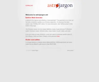 Astrojargon.net(Astrojargon) Screenshot