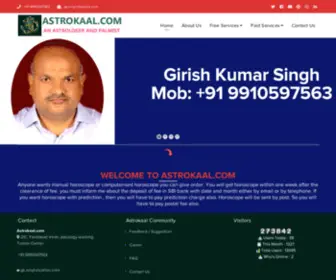 Astrokaal.com(An Astrologer and Palmist) Screenshot