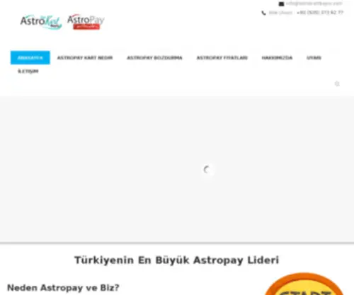 Astrokartbayisi.com(Astropay Kart Bayisi) Screenshot