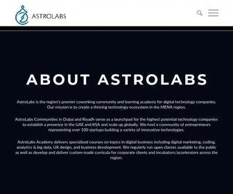 Astrolabs.com(The Gulf's Leading Business Expansion Platform) Screenshot