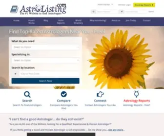 Astrolisting.com(One stop solution for your all Astrological needs) Screenshot