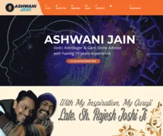 Astrologerashwanijain.com(Astrologer Ashwani Jain) Screenshot