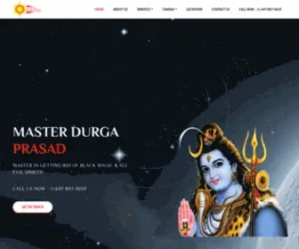 Astrologerdurgaprasad.com(Pandit Durga Prasad) Screenshot