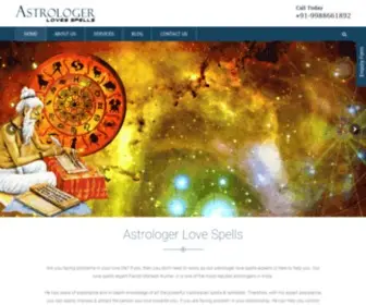 Astrologerlovespells.com(Astrologer Love Spells) Screenshot