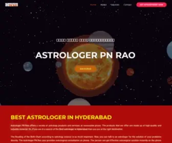 Astrologerpnrao.com(Best Astrologer in Hyderabad) Screenshot