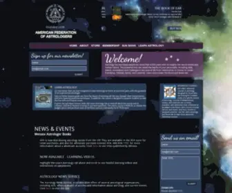 Astrologers.com(American Federation of Astrologers) Screenshot