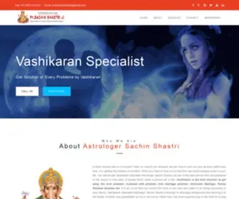 Astrologersachinshastri.com(Vashikaran Specialist Astrologer Sachin Shastri ji) Screenshot