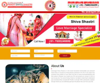 Astrologershivashastri.in(Astrologe Shiva Shastri) Screenshot