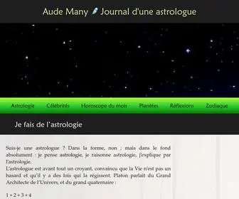 Astrologie-Audemany.com(Aude Many) Screenshot