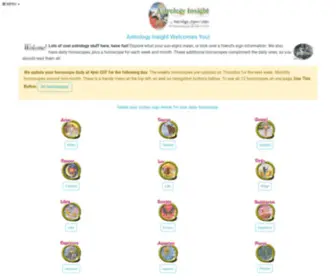 Astrology-Insight.com(Astrology Insight) Screenshot