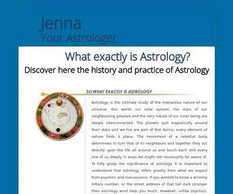 Astrology-Jenna.com(Jenna, your astrologer) Screenshot