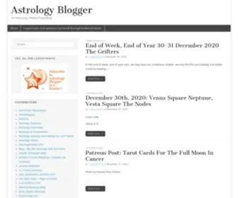 Astrologyblogger.com(An Astrology Media Press Blog) Screenshot