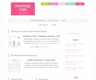 Astrologycafe.com(Astrology Cafe) Screenshot