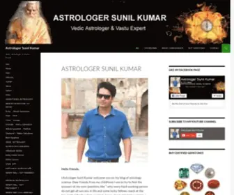 Astrologyhoroscope.co.in(Astrologer Sunil Kumar) Screenshot