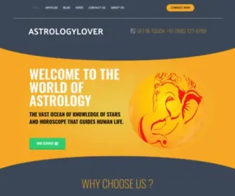 Astrologylover.com(Astrologylover) Screenshot
