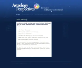 Astrologyperspectives.com(Astrology Perspectives) Screenshot