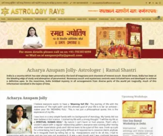 Astrologyrays.com(Acharya Anupam Jolly) Screenshot