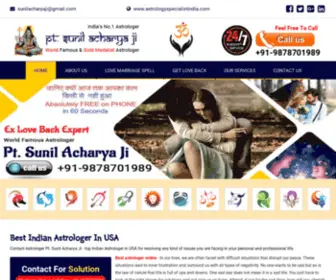 Astrologyspecialistindia.com(Indian Astrologer) Screenshot