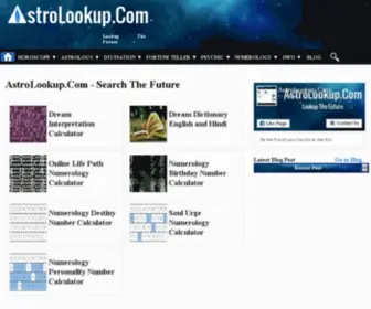 Astrolookup.com(Lookup The Future) Screenshot