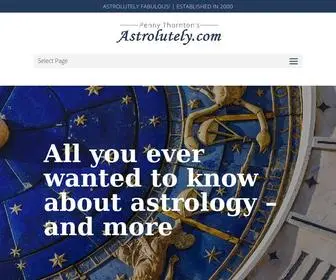 Astrolutely.com(Penny Thornton) Screenshot