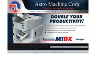 Astromachine.com(Astro Machine Corporation) Screenshot