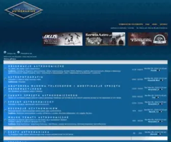 Astromaniak.pl(Strona główna) Screenshot