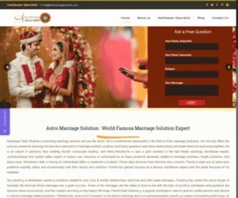 Astromarriagesolution.com(Pt. Ankit sharma) Screenshot