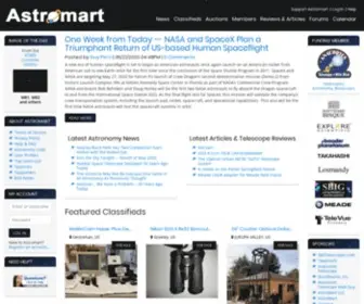 Astromart.com(Astronomy news) Screenshot