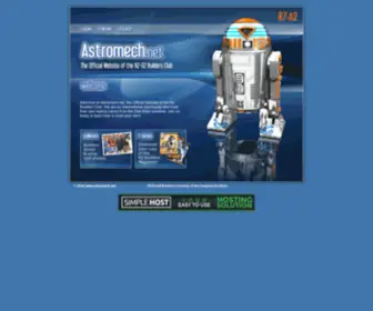 Astromech.net(R2 Builders Club Official Website) Screenshot