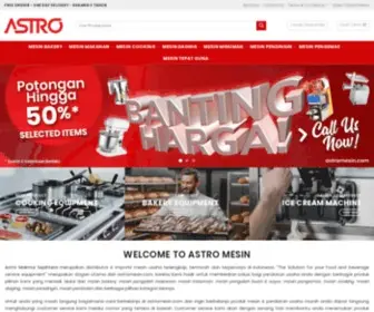 Astromesin.com(Astro Distributor Mesin HOREKA Terlengkap & Termurah) Screenshot
