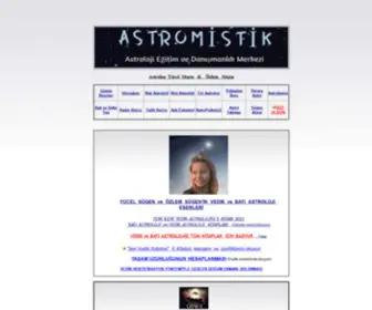 Astromistik.com(Ana Sayfa) Screenshot