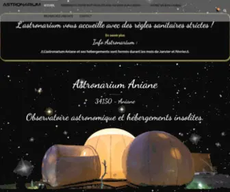 Astronarium.fr(ASTRONARIUM ANIANE) Screenshot