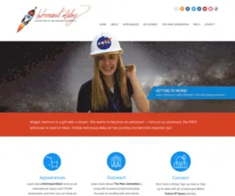 Astronautabby.com(Thoughts of an aspiring astronaut) Screenshot