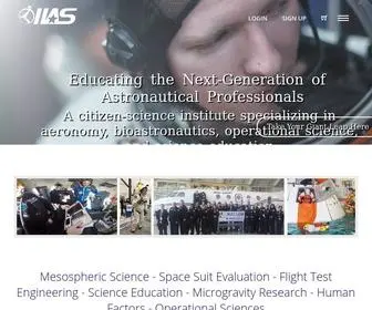 Astronauticsinstitute.org(Aeronomy, Bioastronautics, Space Technology Research, and Immersive Education) Screenshot