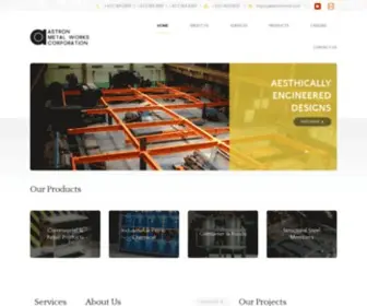 Astronmetal.com(Structural Steel and Metal Frame Fabricator Philippines) Screenshot