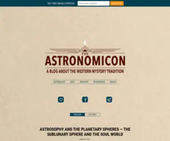 Astronomicon.co(The Astronomicon) Screenshot