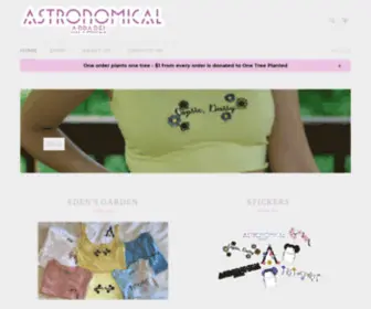 Astronomicalapparel.co(Astronomical Apparel Co) Screenshot