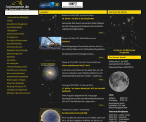 Astronomie.com( Home) Screenshot