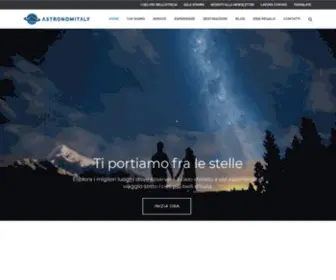 Astronomitaly.com(La prima iniziativa al mondo che unisce gli attori del turismo) Screenshot