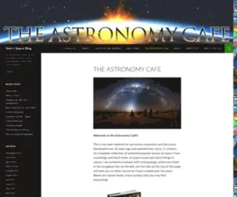 Astronomycafe.net(Sten's Space Blog) Screenshot