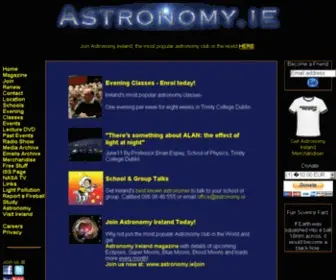 Astronomy.ie(Astronomy Ireland) Screenshot