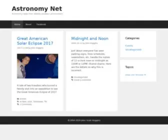 Astronomy.net(Astronomy articles) Screenshot